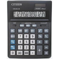 Калькулятор настольный полноразмерный Citizen BusinessLine CDB1401-BK 14-разрядный  черный