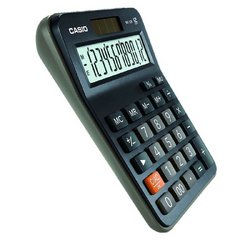 Калькулятор настольный компактный Casio MX-12B 12-разрядный черный