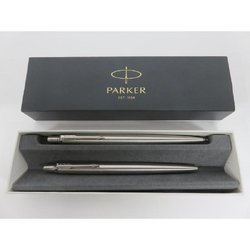 Набор письменных принадлежностей Parker Jotter Stainless Steel (шариковая ручка, карандаш)