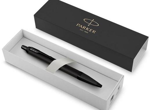 Ручка шариковая Parker IM Achromatic Matt Black синяя (артикул производителя 2127618)