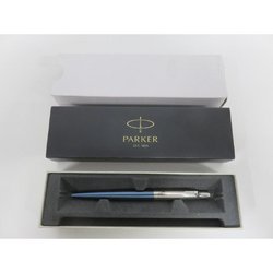 Ручка шариковая Parker Jotter Waterloo Blue CT цвет чернил синий цвет корпуса голубой (артикул производителя 1953191)