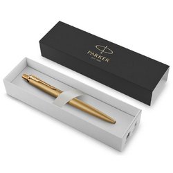 Ручка шариковая Parker Jotter XL SE20 Golden GT цвет чернил синий цвет корпуса золотой (артикул производителя 2122754)