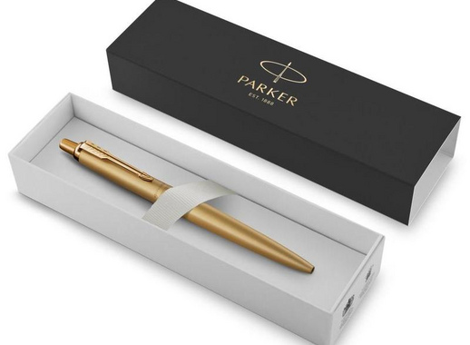 Ручка шариковая Parker Jotter XL SE20 Golden GT цвет чернил синий цвет корпуса золотой (артикул производителя 2122754)