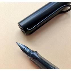 Ручка перьевая Lamy 071 Al-Star цвет чернил синий цвет корпуса черный (артикул производителя 4000525)