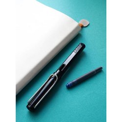 Ручка перьевая Lamy 019 Safari цвет чернил синий цвет корпуса черный (артикул производителя 4000232)