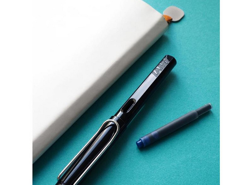 Ручка перьевая Lamy 019 Safari цвет чернил синий цвет корпуса черный (артикул производителя 4000232)