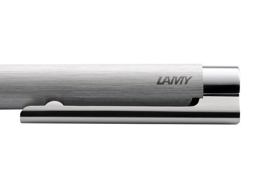 Ручка шариковая Lamy 206 Logo Brushed M16 цвет чернил синий цвет корпуса серебристый (артикул производителя 4026752)