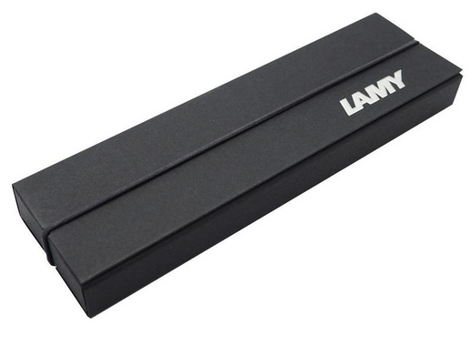 Ручка шариковая Lamy 206 Logo Brushed M16 цвет чернил синий цвет корпуса серебристый (артикул производителя 4026752)