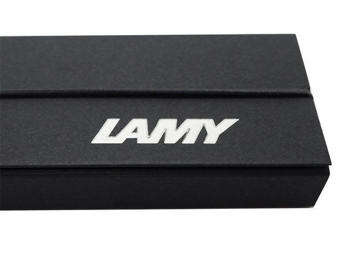 Ручка шариковая Lamy 206 Logo Brushed M16 цвет чернил синий цвет корпуса серебристый (артикул производителя 4026752)