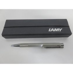 Ручка шариковая Lamy 206 Logo Brushed M16 цвет чернил синий цвет корпуса серебристый (артикул производителя 4026752)