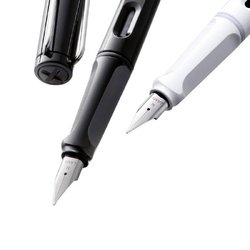 Ручка перьевая Lamy 019 Safari цвет чернил синий цвет корпуса белый (артикул производителя 4000226)