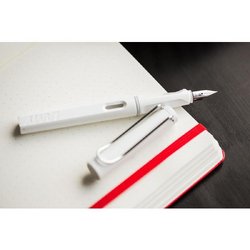 Ручка перьевая Lamy 019 Safari цвет чернил синий цвет корпуса белый (артикул производителя 4000226)