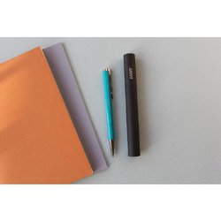 Ручка шариковая Lamy logo M+ цвет чернил черный цвет корпуса аквамарин (артикул производителя 4034861)