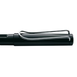 Ручка перьевая Lamy Safari цвет чернил синий цвет корпуса черный