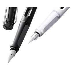 Ручка перьевая Lamy Safari цвет чернил синий цвет корпуса черный