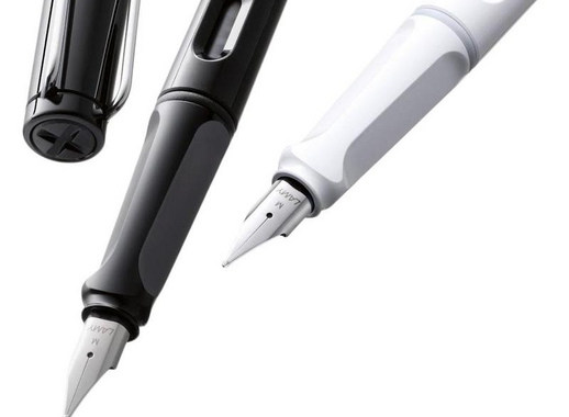 Ручка перьевая Lamy Safari цвет чернил синий цвет корпуса черный