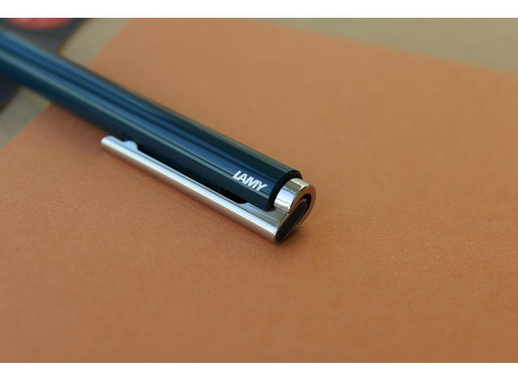 Ручка шариковая Lamy logo M+ цвет чернил черный цвет корпуса петроль (артикул производителя 4034863)