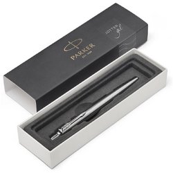 Ручка гелевая Parker Jotter Stainless Steel CT цвет чернил черный цвет корпуса серебристый (артикул производителя 2020646)