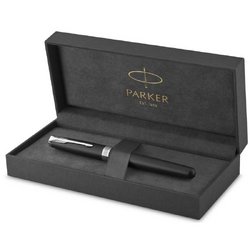 Ручка перьевая Parker Sonnet Matte Black CT цвет чернил черный цвет корпуса черный (артикул производителя 1931521)