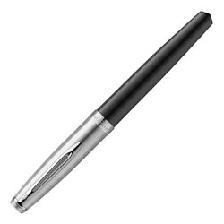 Ручка перьевая Waterman Embleme Black синяя (артикул производителя 2100375)