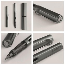 Ручка перьевая Lamy Lx цвет чернил синий цвет корпуса темно-серый (артикул производителя 4031493)