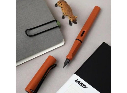 Ручка перьевая Lamy 041 safari M цвет чернил синий цвет корпуса терракотовый (артикул производителя 4035678)