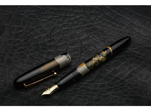 Ручка перьевая Namiki Tradition Dragon and cumulus цвет чернил черный цвет корпуса черный