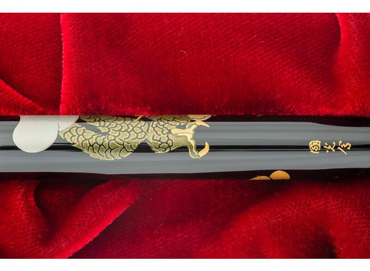 Ручка перьевая Namiki Tradition Dragon and cumulus цвет чернил черный цвет корпуса черный