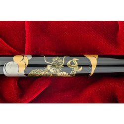 Ручка перьевая Namiki Tradition Dragon and cumulus цвет чернил черный цвет корпуса черный