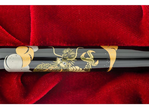 Ручка перьевая Namiki Tradition Dragon and cumulus цвет чернил черный цвет корпуса черный