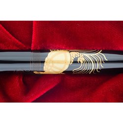 Ручка перьевая Namiki Tradition Crane and turtle цвет чернил черный цвет корпуса черный