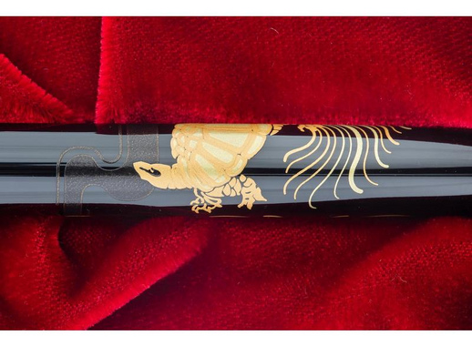 Ручка перьевая Namiki Tradition Crane and turtle цвет чернил черный цвет корпуса черный