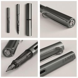 Ручка перьевая Lamy Lx цвет чернил синий цвет корпуса темно-серый (артикул производителя 4031494)