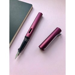 Ручка перьевая Lamy 029 Al-Star цвет чернил синий цвет корпуса бордовый (артикул производителя 4000330)