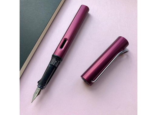 Ручка перьевая Lamy 029 Al-Star цвет чернил синий цвет корпуса бордовый (артикул производителя 4000330)