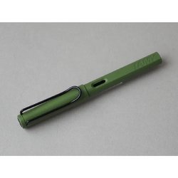 Ручка перьевая Lamy 041 safari F цвет чернил синий цвет корпуса оливковый (артикул производителя 4035671)