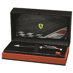 Ручка шариковая Cross Townsend Ferrari Brushed Black цвет чернил черный цвет корпуса черный (артикул производителя FR0042-58)