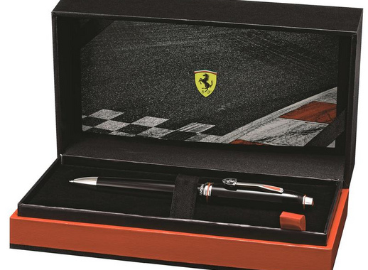 Ручка шариковая Cross Townsend Ferrari Brushed Black цвет чернил черный цвет корпуса черный (артикул производителя FR0042-58)