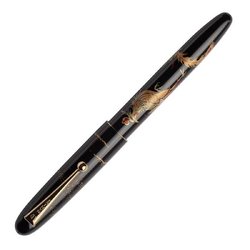 Ручка перьевая Namiki Tradition Chinese Phoenix цвет чернил черный цвет корпуса черный