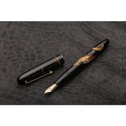 Ручка перьевая Namiki Tradition Chinese Phoenix цвет чернил черный цвет корпуса черный