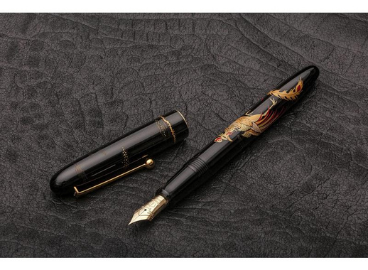 Ручка перьевая Namiki Tradition Chinese Phoenix цвет чернил черный цвет корпуса черный