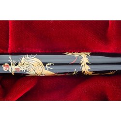 Ручка перьевая Namiki Tradition Chinese Phoenix цвет чернил черный цвет корпуса черный