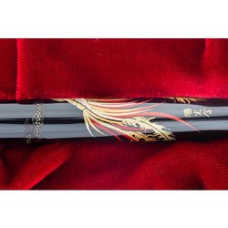 Ручка перьевая Namiki Tradition Chinese Phoenix цвет чернил черный цвет корпуса черный