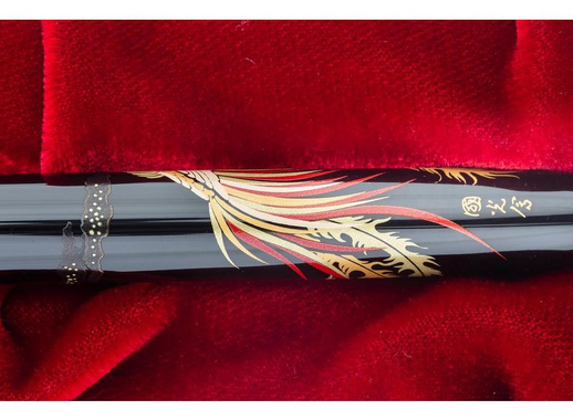 Ручка перьевая Namiki Tradition Chinese Phoenix цвет чернил черный цвет корпуса черный