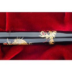 Ручка перьевая Namiki Tradition Chinese Phoenix цвет чернил черный цвет корпуса черный