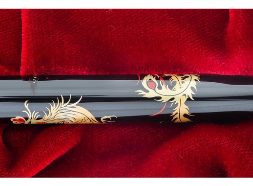 Ручка перьевая Namiki Tradition Chinese Phoenix цвет чернил черный цвет корпуса черный