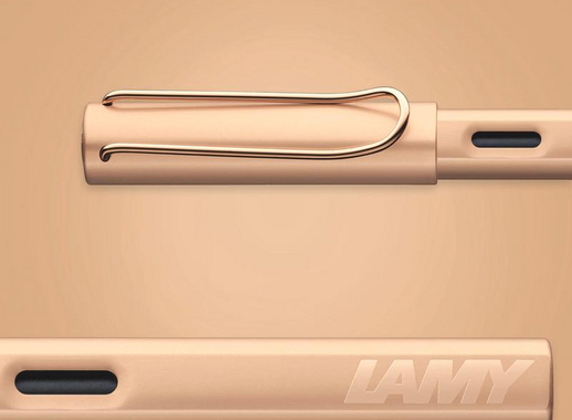 Ручка перьевая Lamy Lx цвет чернил синий цвет корпуса розовое золото (артикул производителя 4031507)