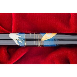 Ручка перьевая Namiki Tradition Mount Fuji and ship цвет чернил черный цвет корпуса черный