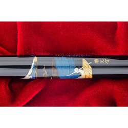 Ручка перьевая Namiki Tradition Mount Fuji and ship цвет чернил черный цвет корпуса черный