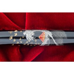 Ручка перьевая Namiki Tradition Mount Fuji and wave цвет чернил черный цвет корпуса черный